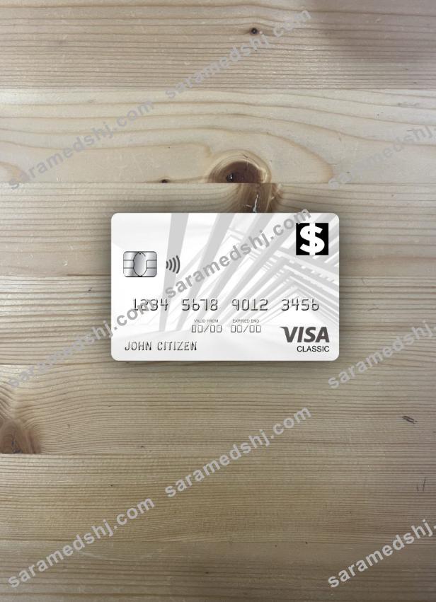 USA First Bank of Wiki visa classic card photolook front